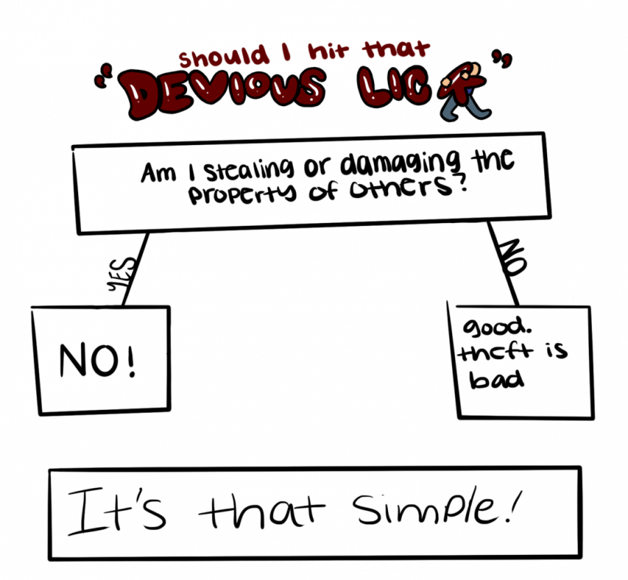 Art by Lexie Smith, a flowchart to help decide whether or not to partake in the trend.