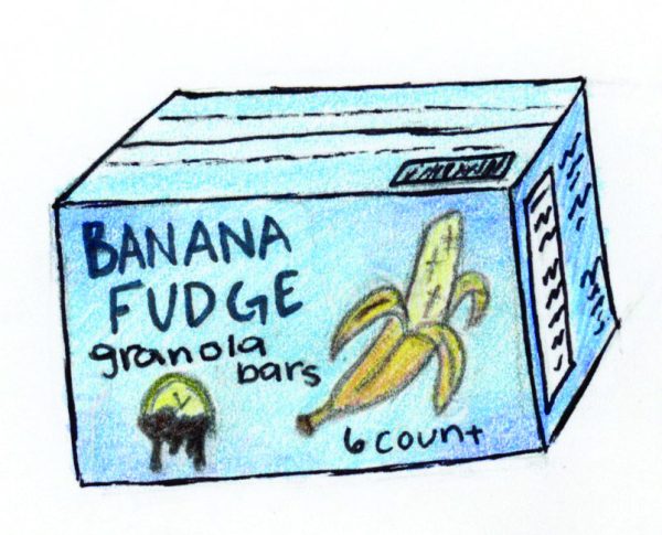 Banana fudge granola bars for the soul