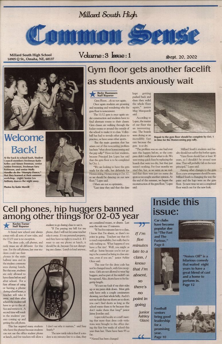 Vol. 3 Issue 1 Sept. 20, 2002