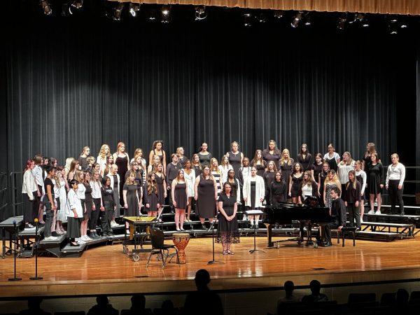 Bella Voce performs Shine on Me by Aaron Fisher at DMC. Photo courtesy of Jason Stevens