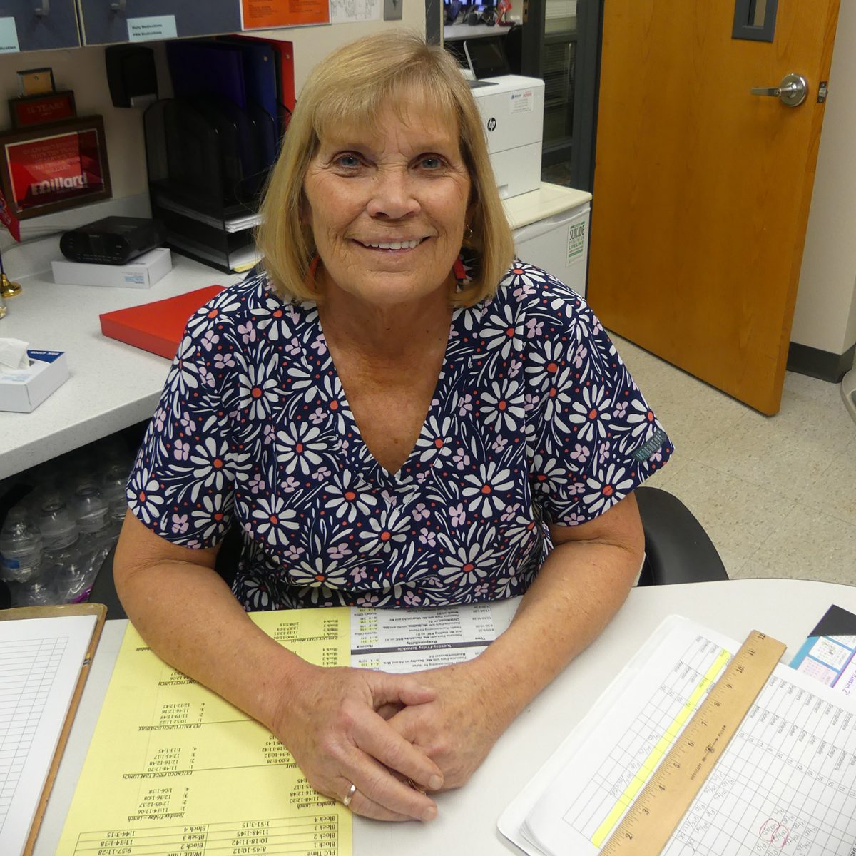 School nurse Sharon A. Brisson-Schnitker is retiring at the end of the school year.