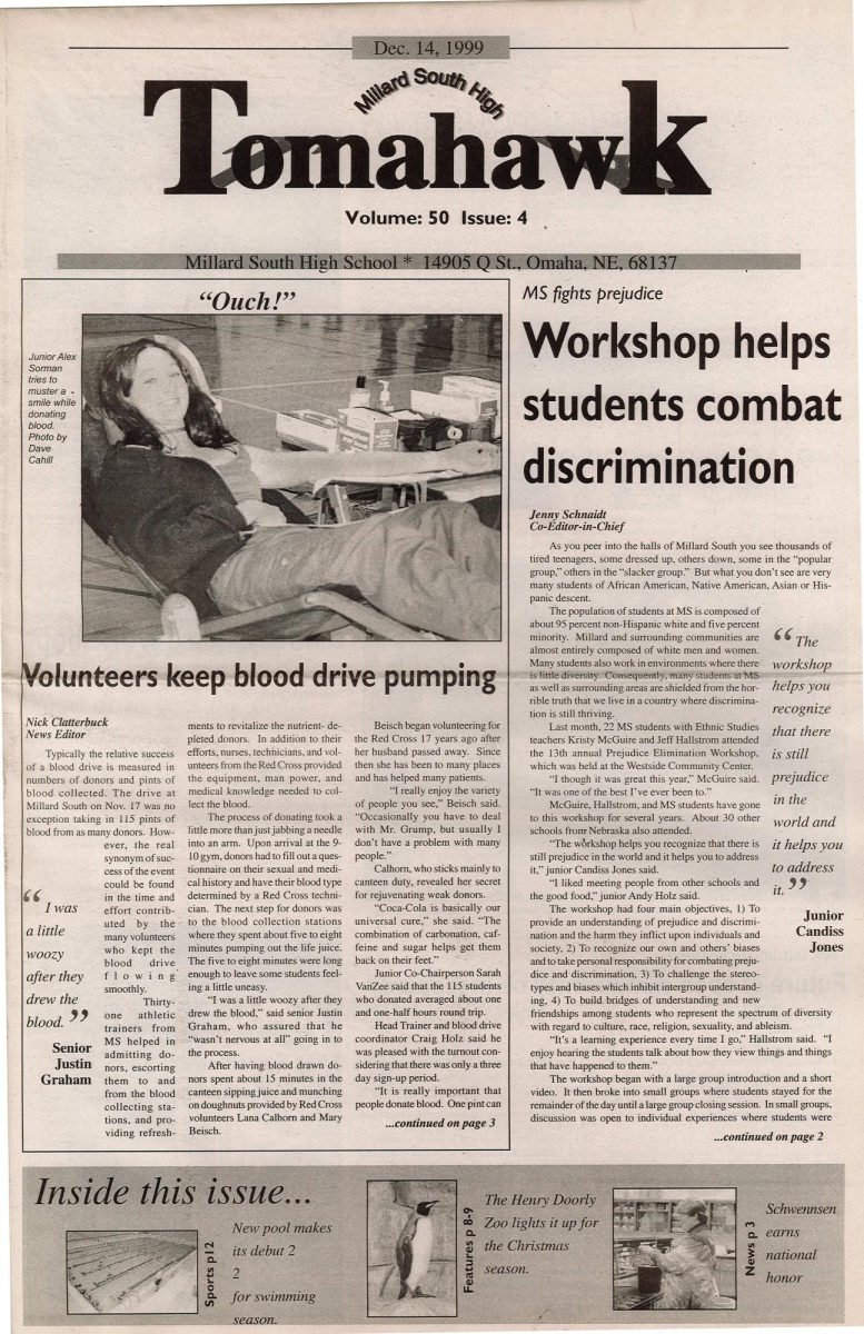 Tomahawk Vol. 50 Issue 4 Dec. 14, 1999