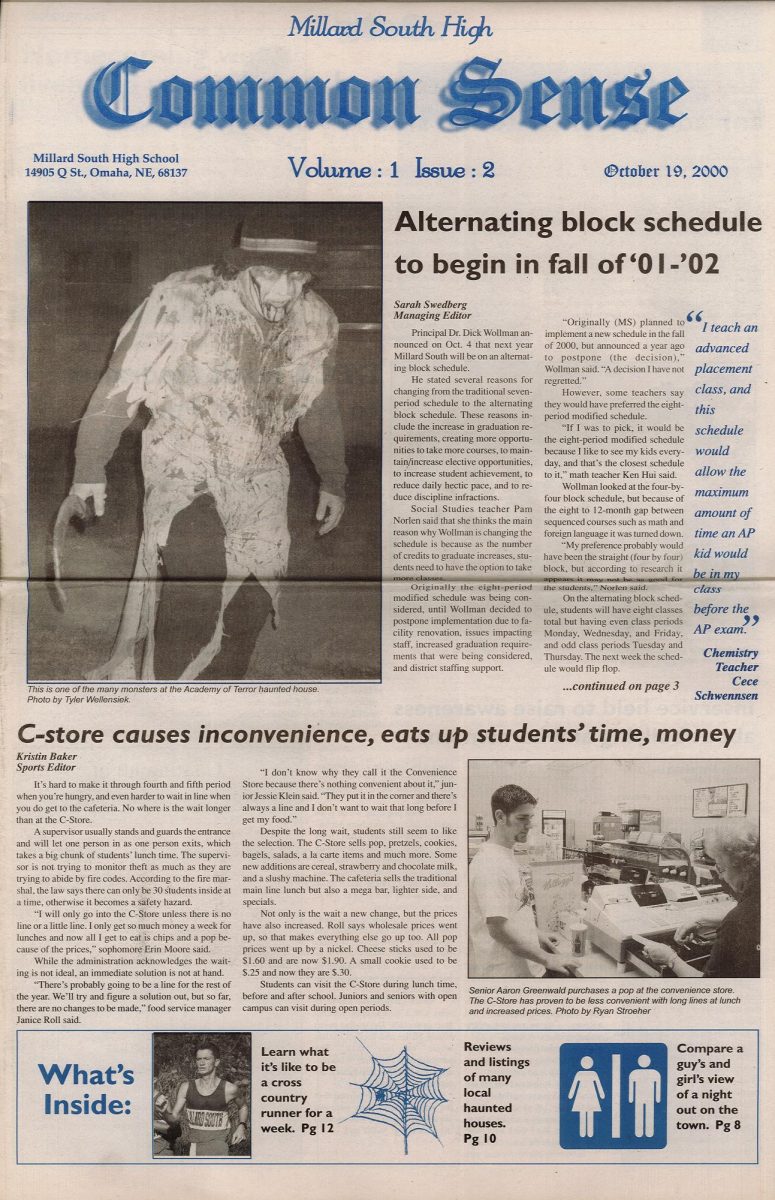 Vol. 1 Issue 2 Oct. 19, 2000