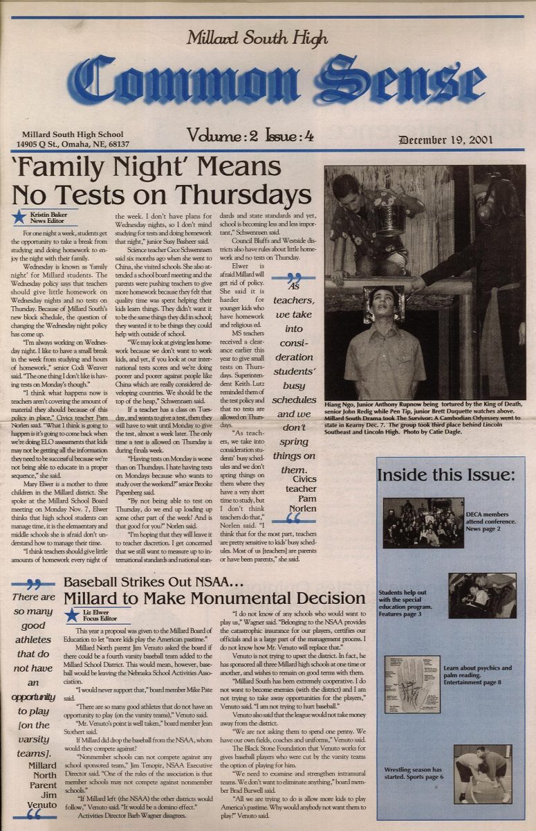 Vol. 2 Issue 4 Dec. 19, 2001