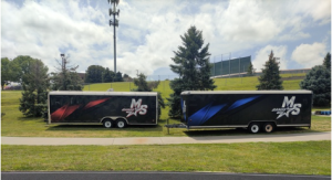 New wraps on band trailers. Photo by Darren Myers