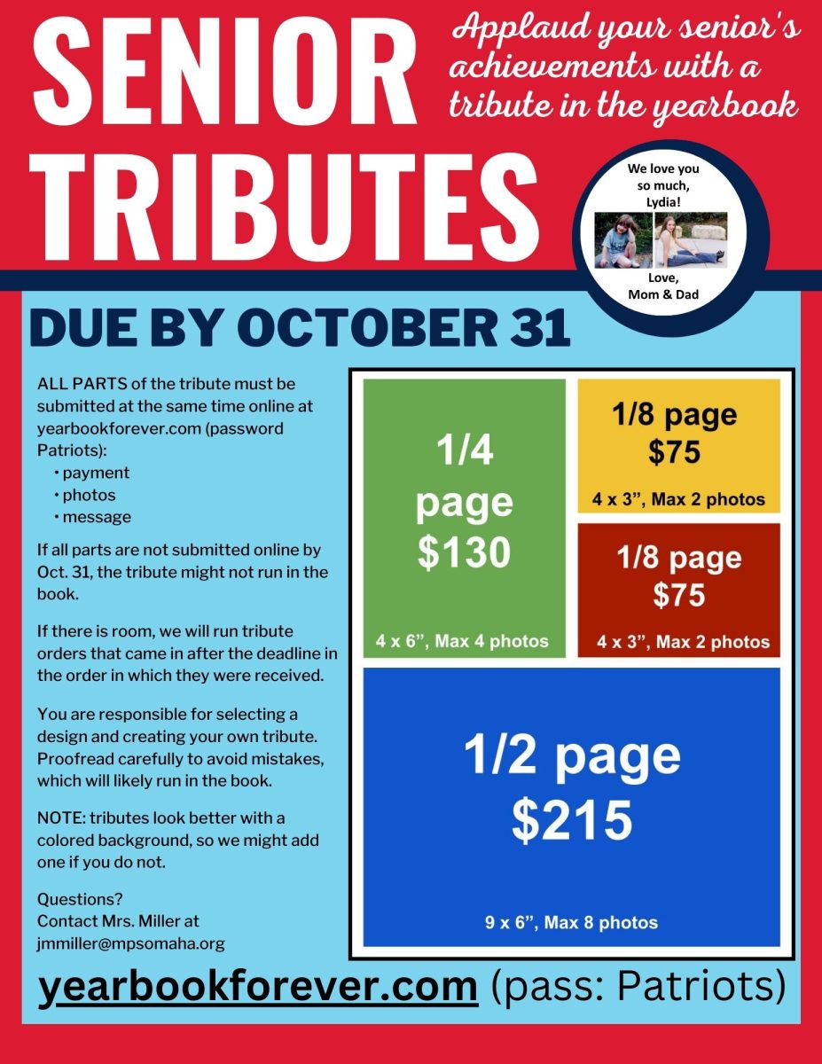 Yearbook Deadlines Oct. 31