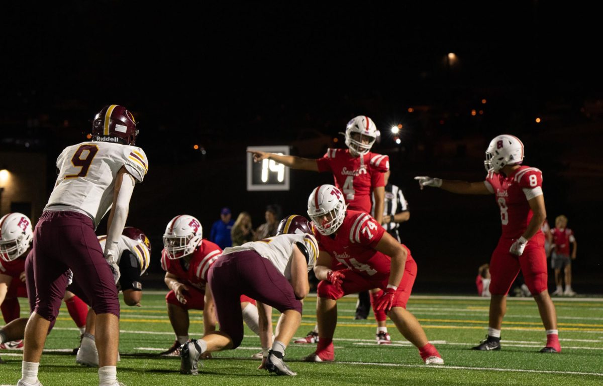 Juniors Gabe Prucha and Jett Thomalla set sights on next point as 
 junior Landen Vonseggern gets ready for the next tackle