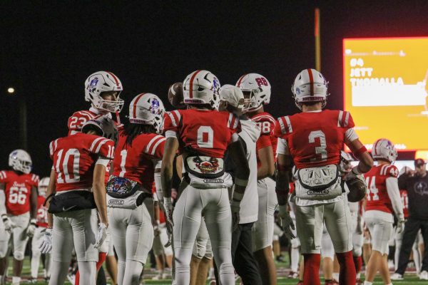 Millard South Football getting ready to fight against Millard North Mustangs