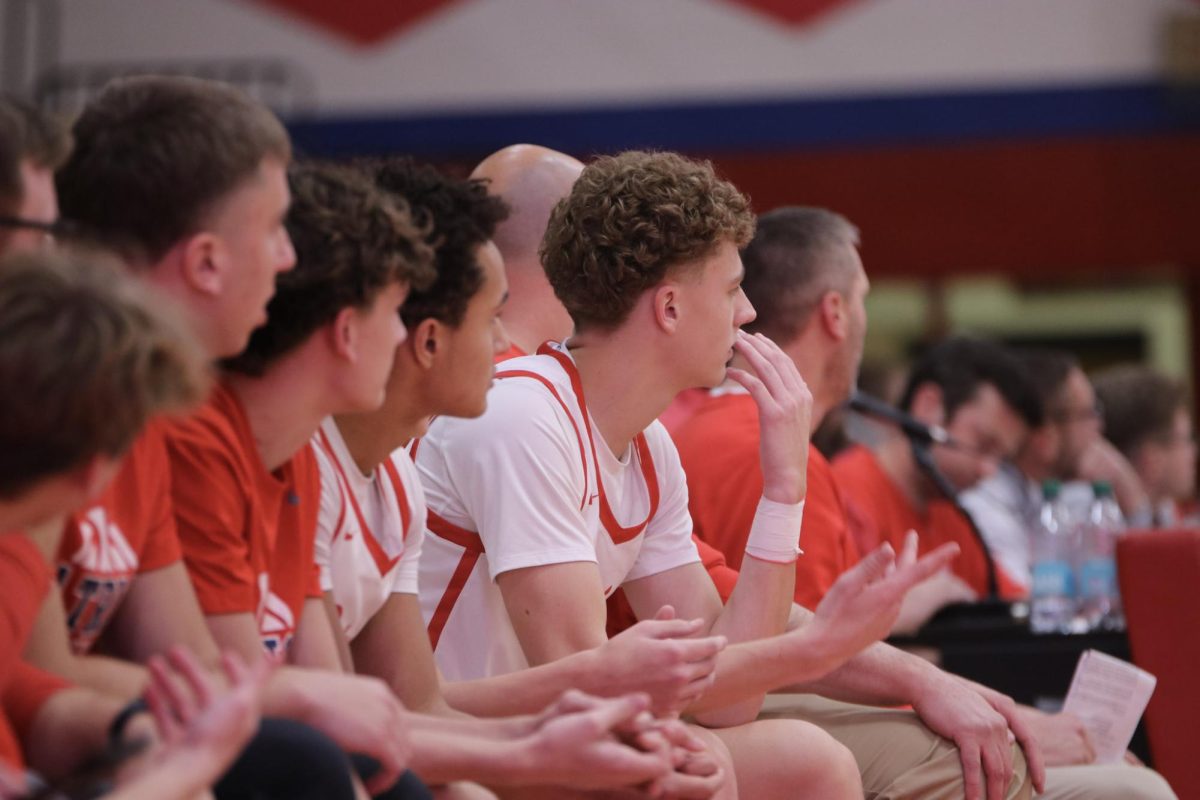 Millard South basketball sideline