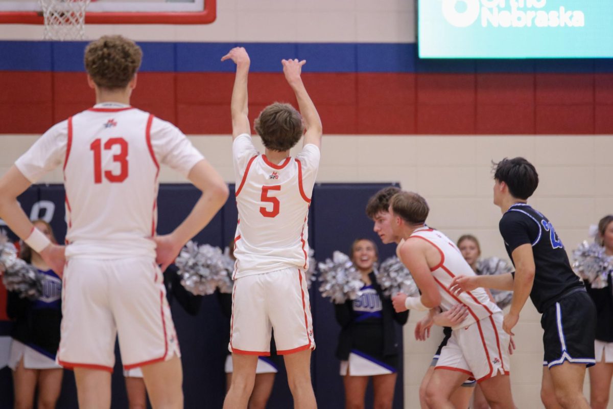 Koby Meyers shooting a free throw