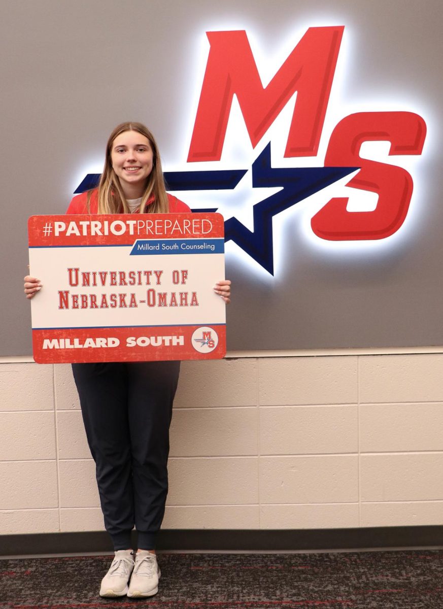 Adalyn Jensen visited the University of Nebraska-Omaha campus.